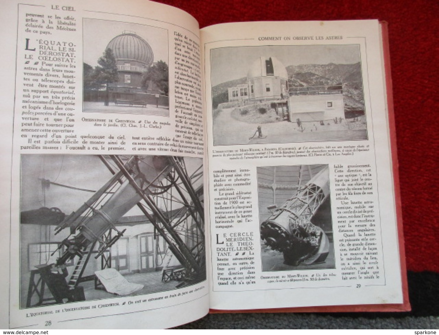 Encyclopédie Par L'image "Le Ciel" / éditions Hachette De 1924 - Astronomie