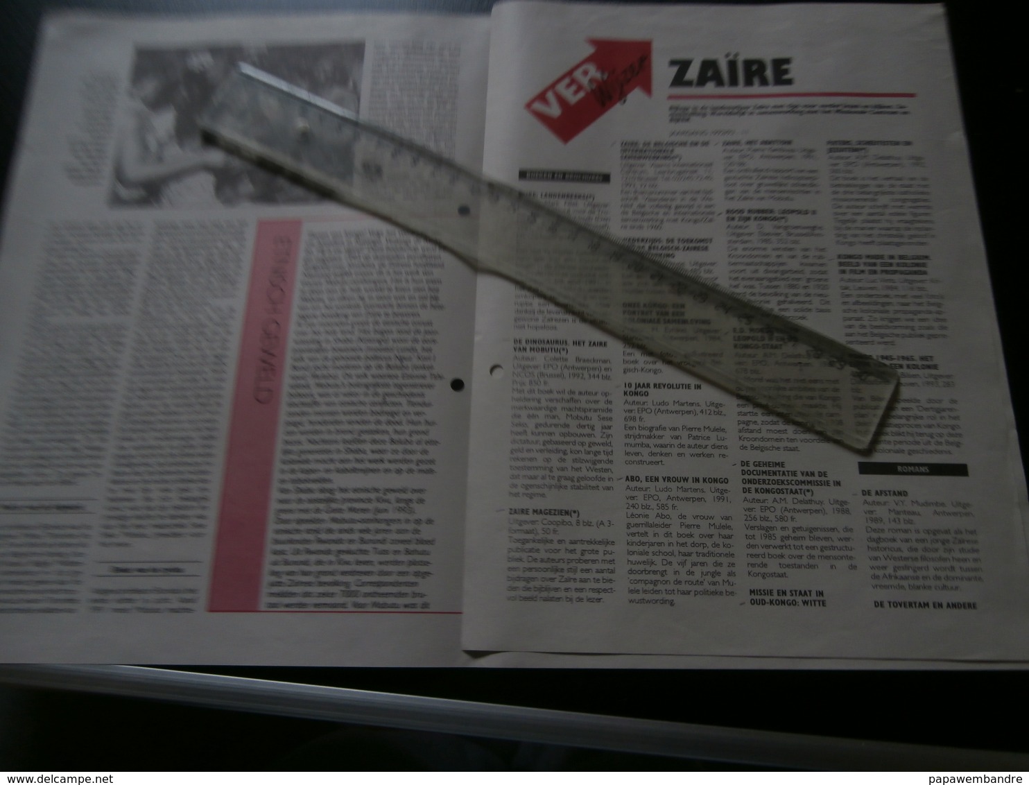 Maandblad "Landenwijzer : Zaïre" Nummer 11 Jaargang 1992/1993 (Kongo) - Andere & Zonder Classificatie