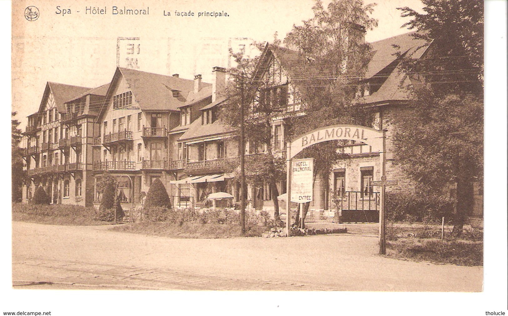 Spa (Pr. De Liège)-1932- Hôtel Balmoral-La Façade Principale-edit. Nels -Thill - Spa