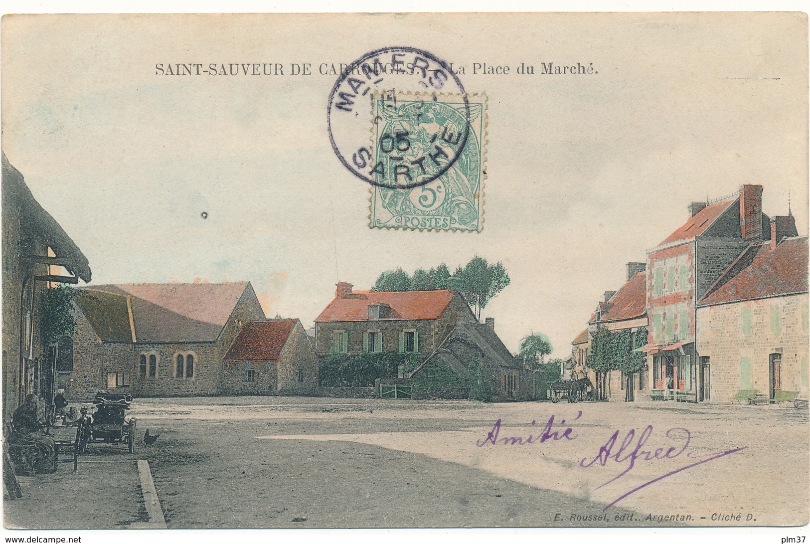 SAINT SAUVEUR DE CARROUGES - Place Du Marché - Autres & Non Classés