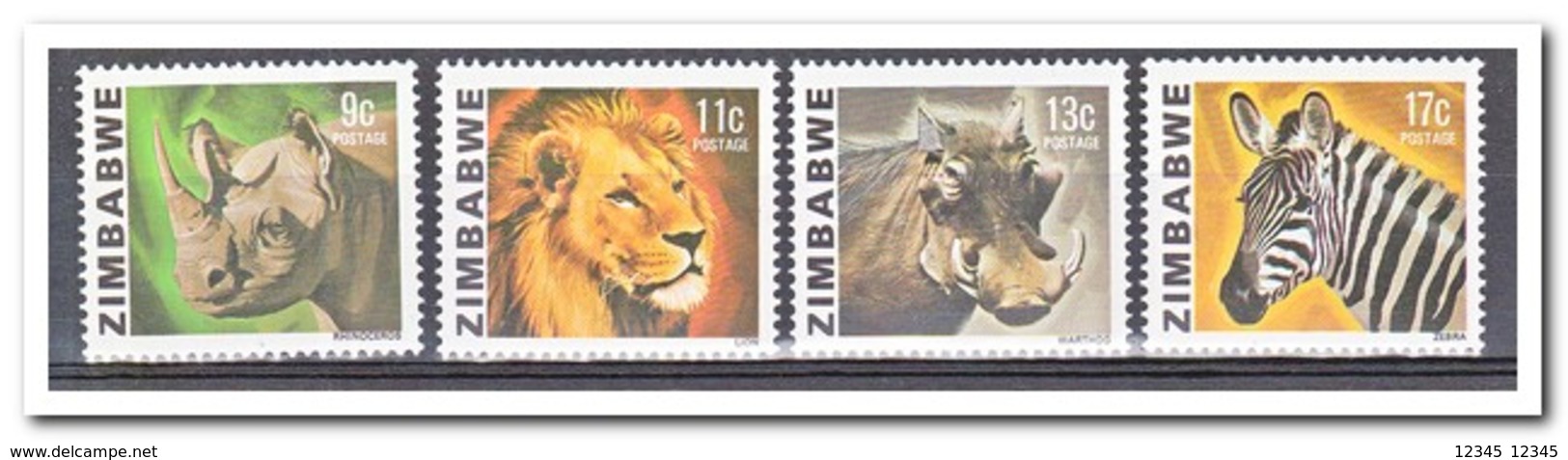 Zimbabwe 1980, Postfris MNH, Animals - Zimbabwe (1980-...)