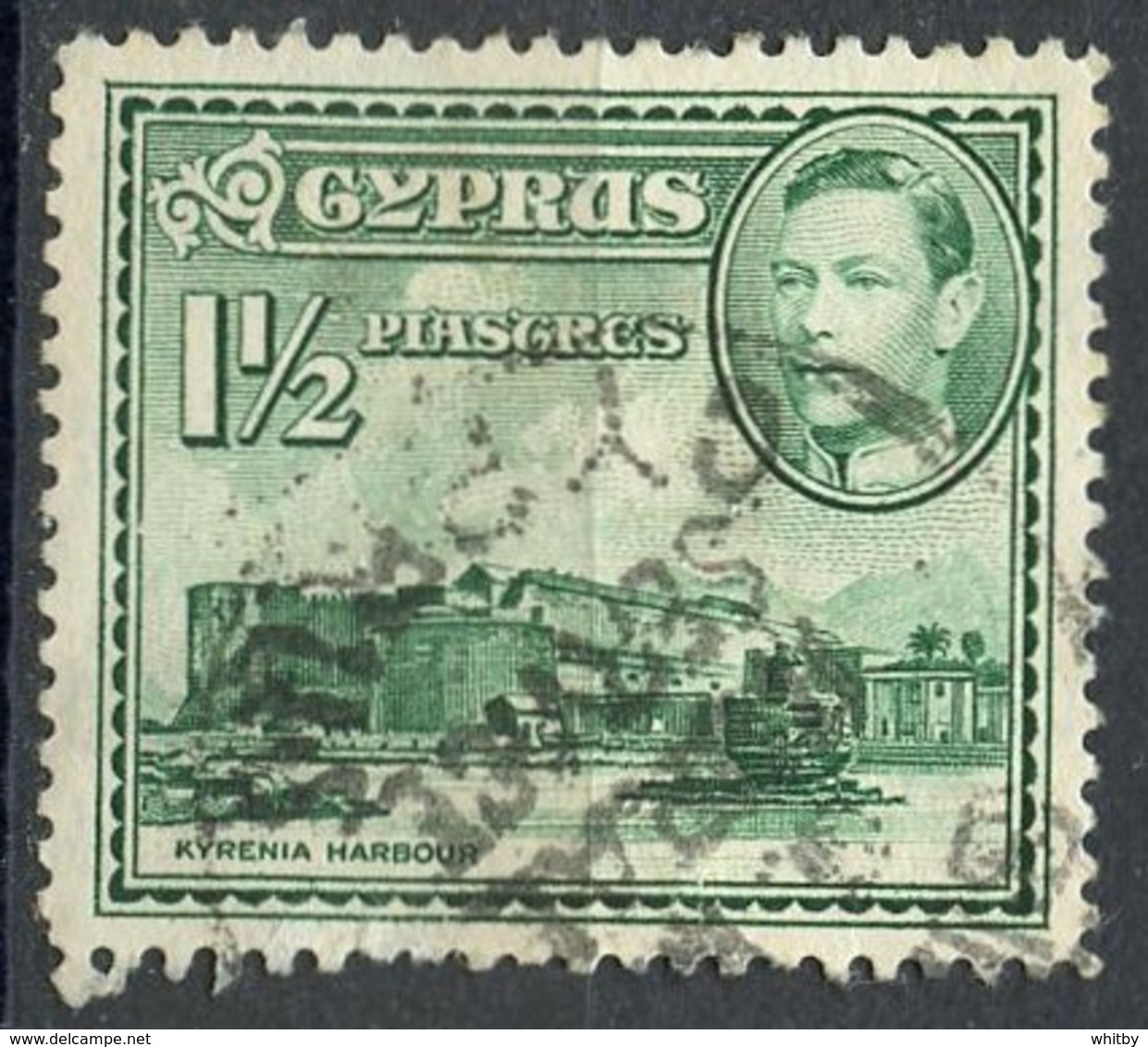 Cyprus 1951 1 1/2p Kolossi Castle Issue  #165 - Chypre (...-1960)