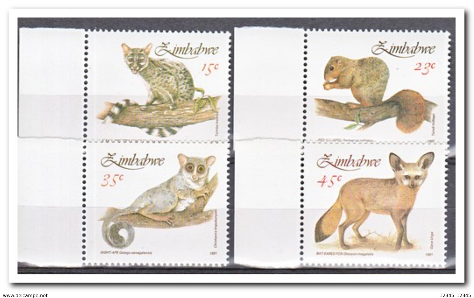 Zimbabwe 1991, Postfris MNH, Animals - Zimbabwe (1980-...)