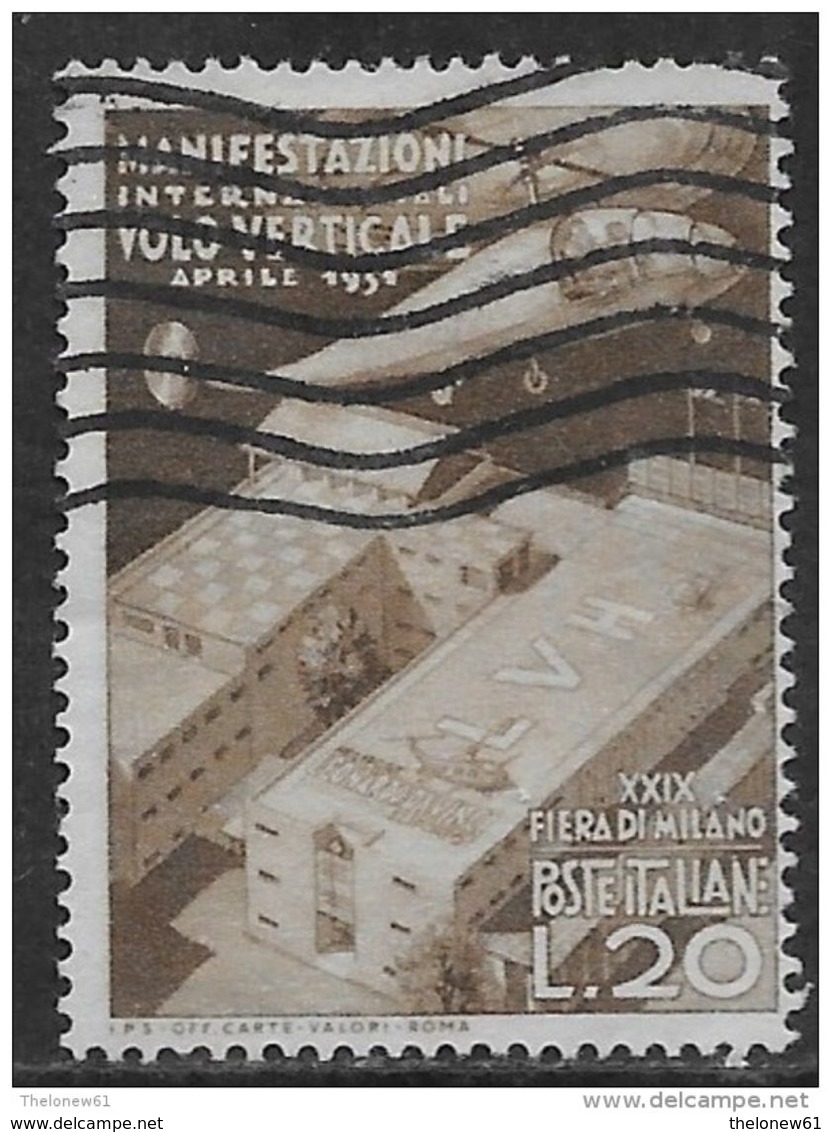 Italia Italy 1951 Fiera Di Milano L.20 Sa N.657 US - 1946-60: Usados