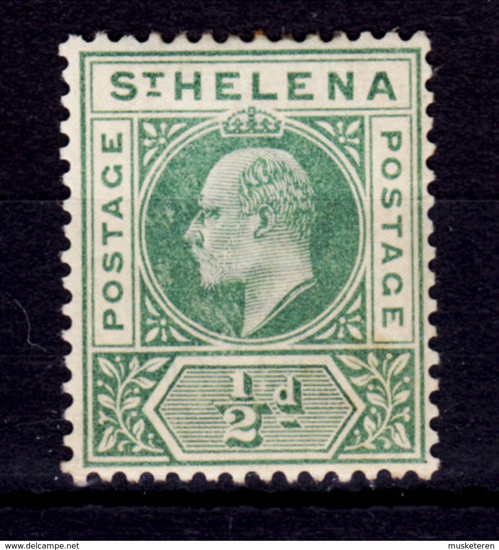 St. Helena 1902 Mi. 28       ½ P. King Edward VII. MH* - Sainte-Hélène