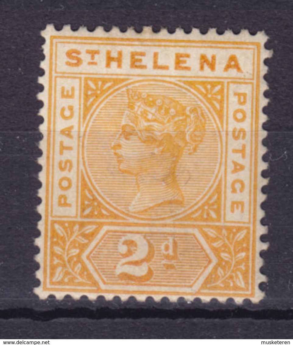 St. Helena 1896 Mi. 24       2 P. Queen Victoria MH* - Sainte-Hélène