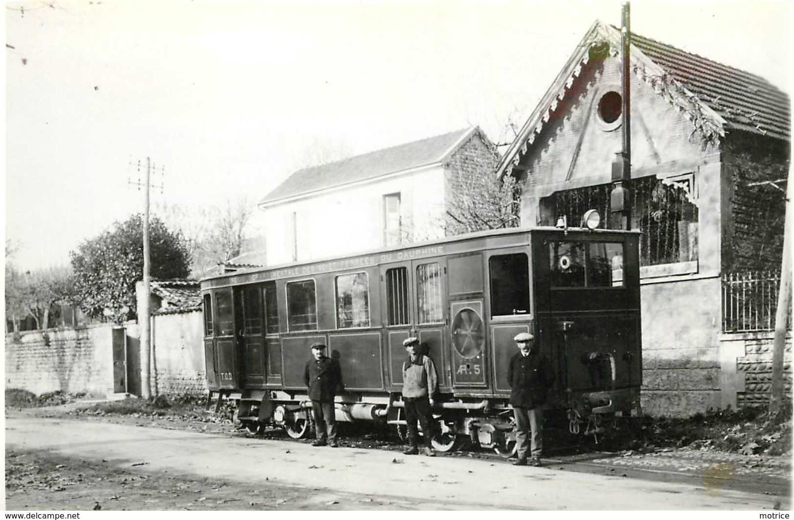 TOD   -La Côte Saint André-(ancien Retirage Photo Format Carte Ancienne) - Trains