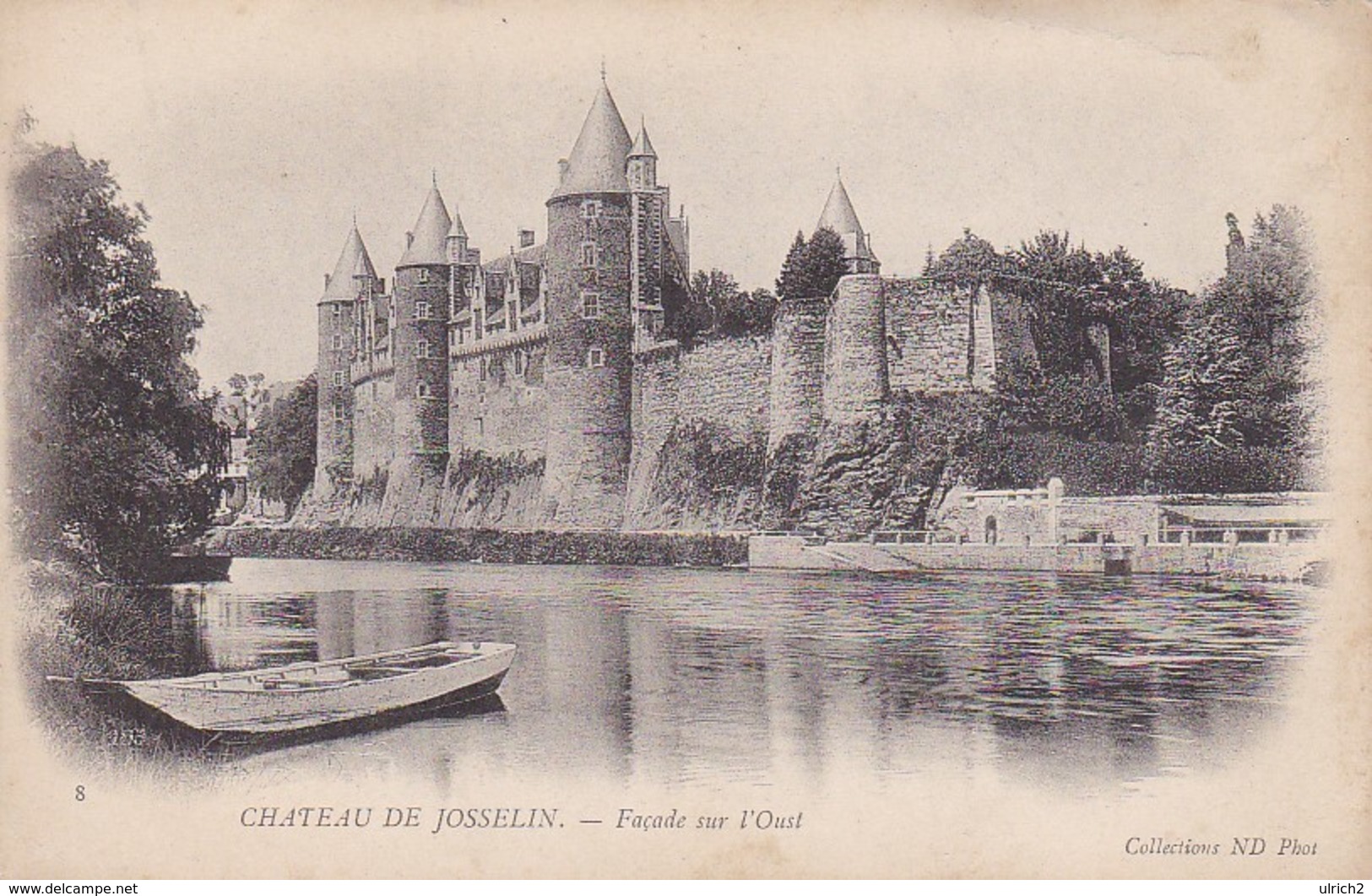 CPA Château De Josselin - Facade Sur L'Oust (33216) - Josselin