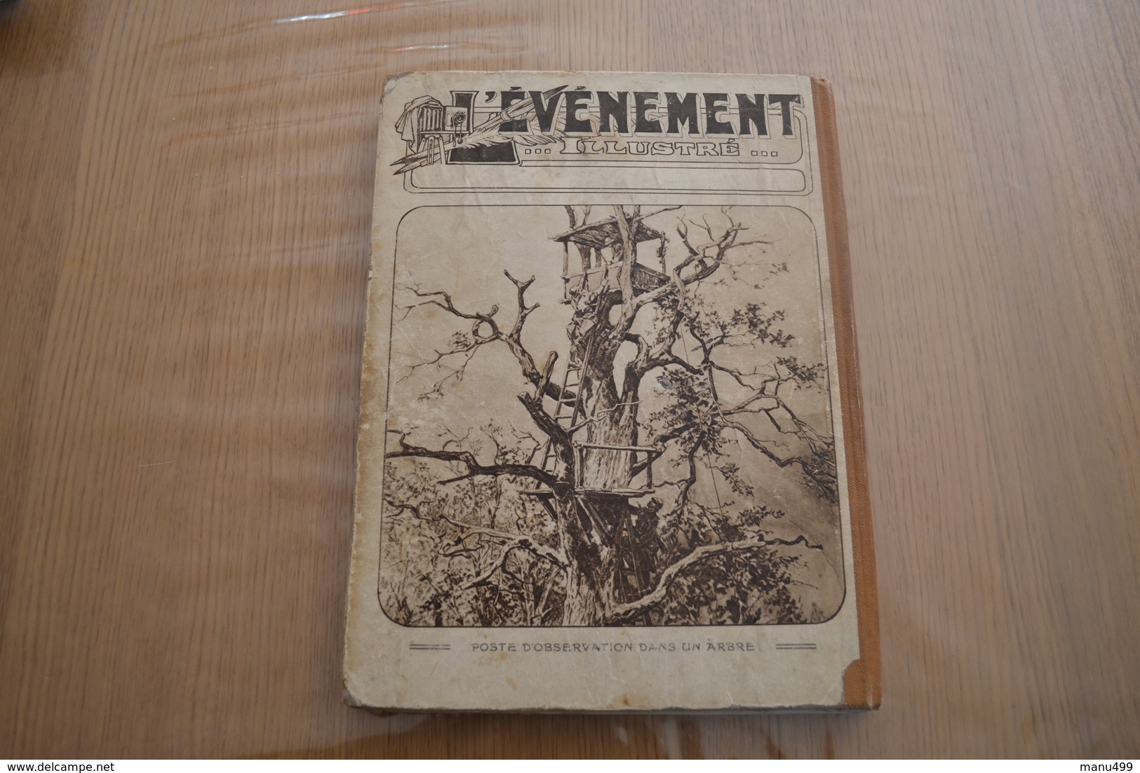 L'Evénement Illustré 1916/7: Guerre 14-18, Vilvoorde, Veurne, Locomotives, Karst - Reliure - 1900 - 1949