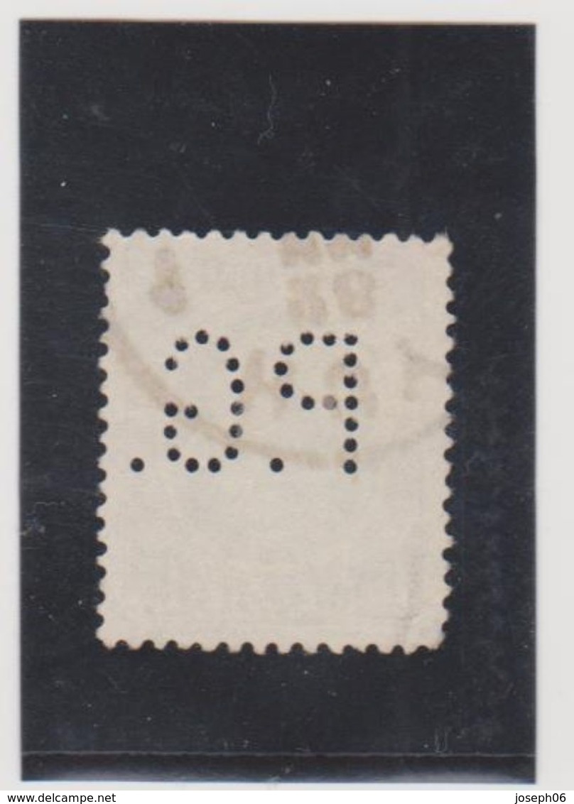 BELGIQUE   1921-27  Perforés  Y.T. N° 207  Oblitéré - 1909-34