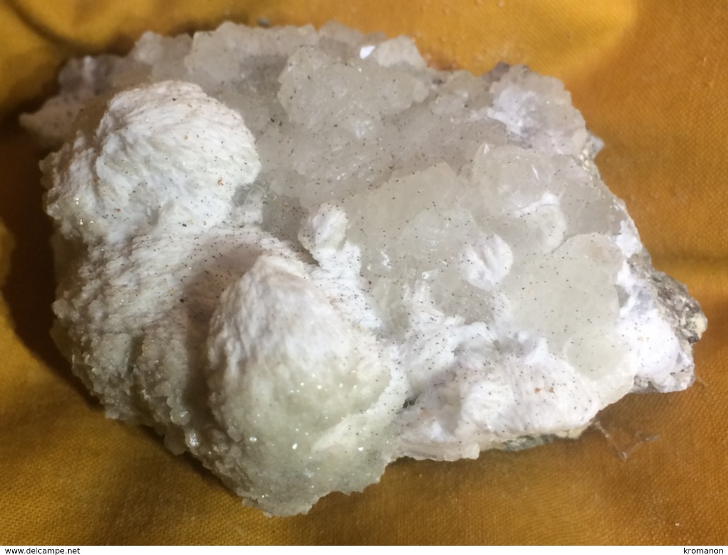 C6 - 7 Barytine Calcite Les Malines 30 - Minerals