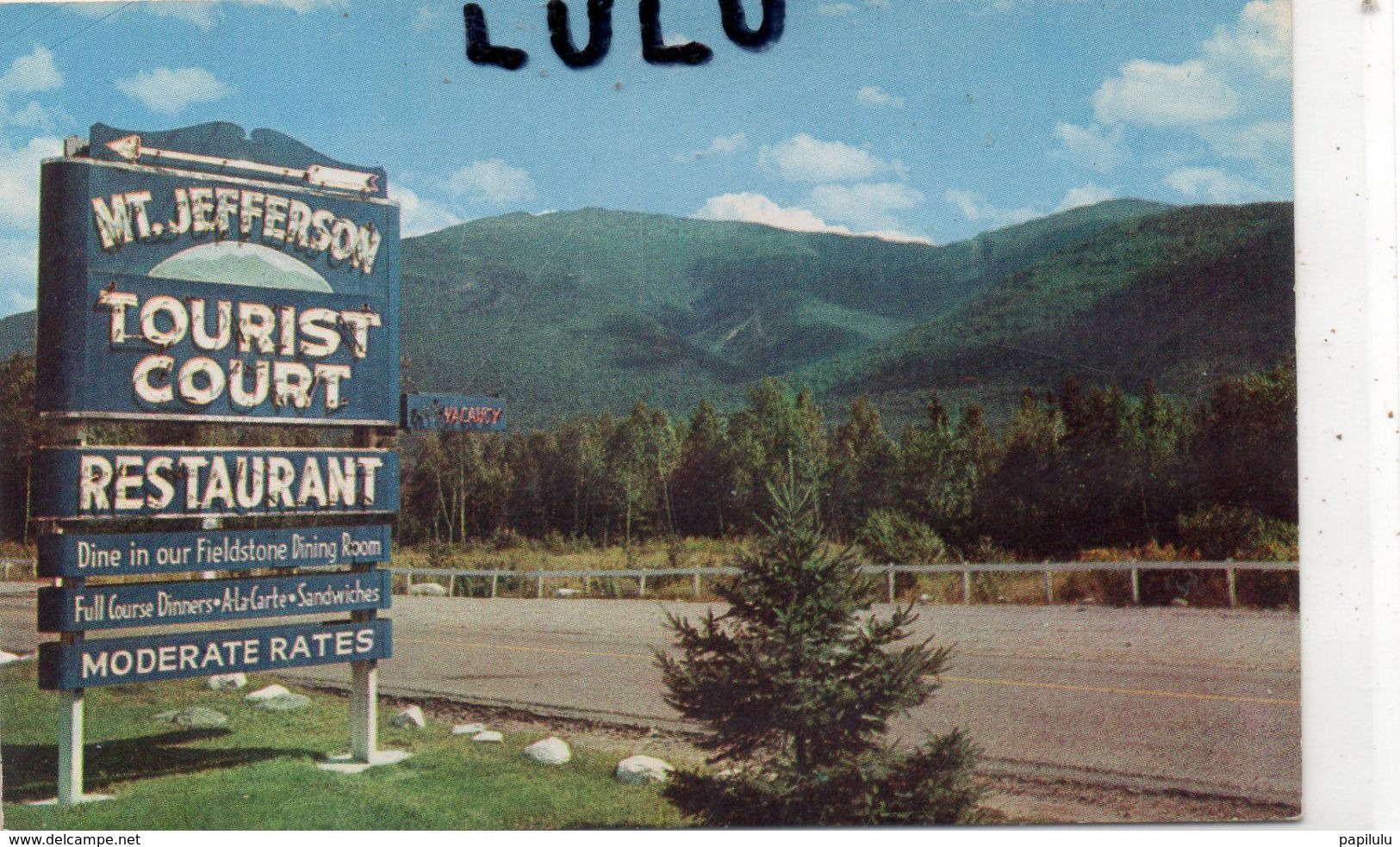 ETATS UNIS : NH Mt Jefferson Motel And Restaurant - Autres & Non Classés