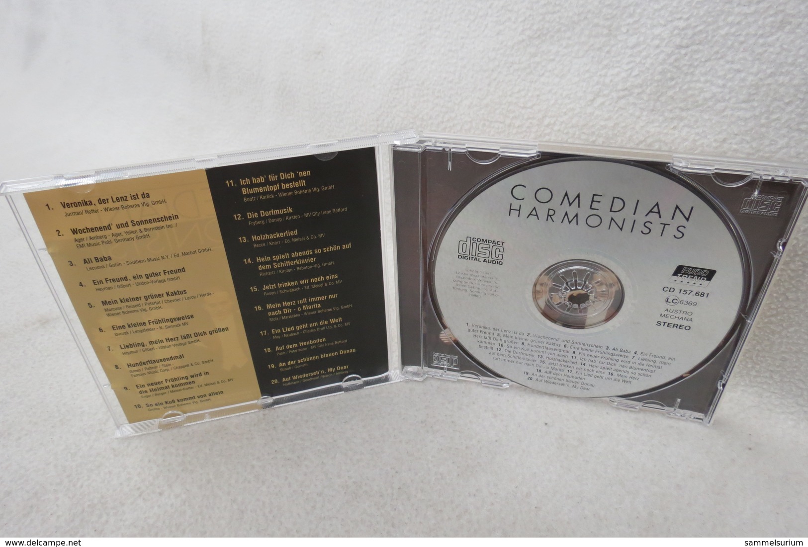 2 CDs "Comedian Harmonists" - Autres - Musique Allemande