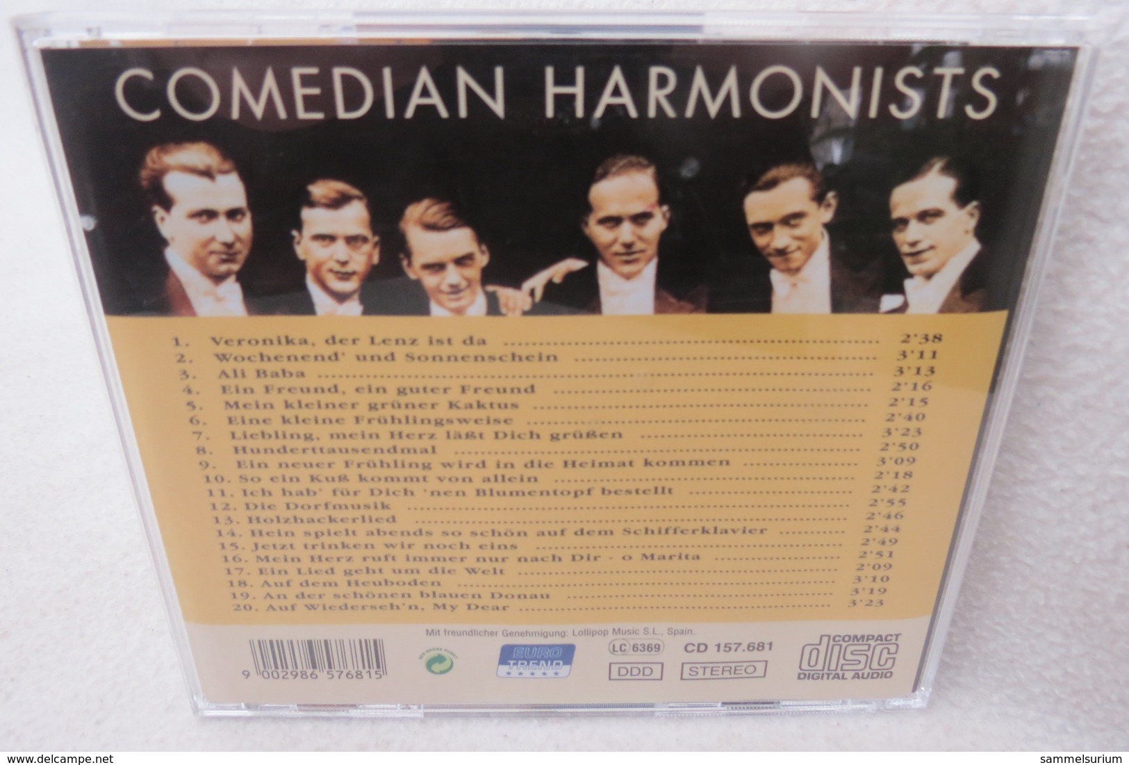 2 CDs "Comedian Harmonists" - Autres - Musique Allemande