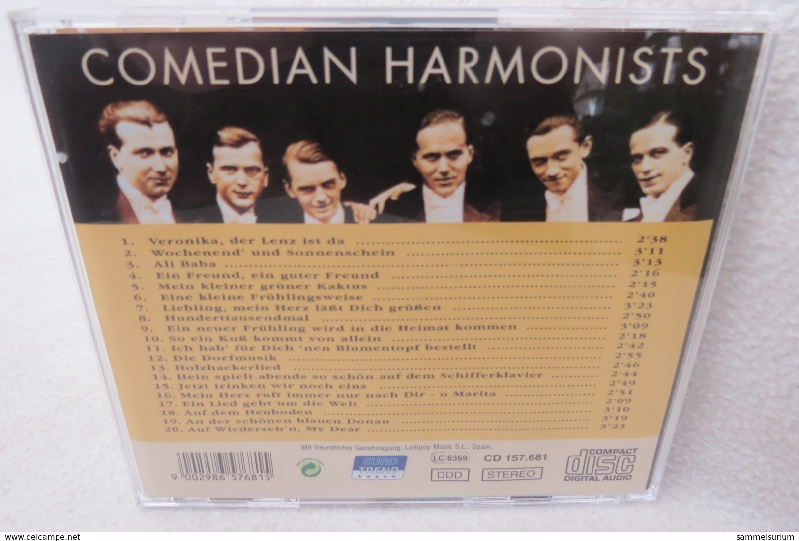 2 CDs "Comedian Harmonists" - Sonstige - Deutsche Musik