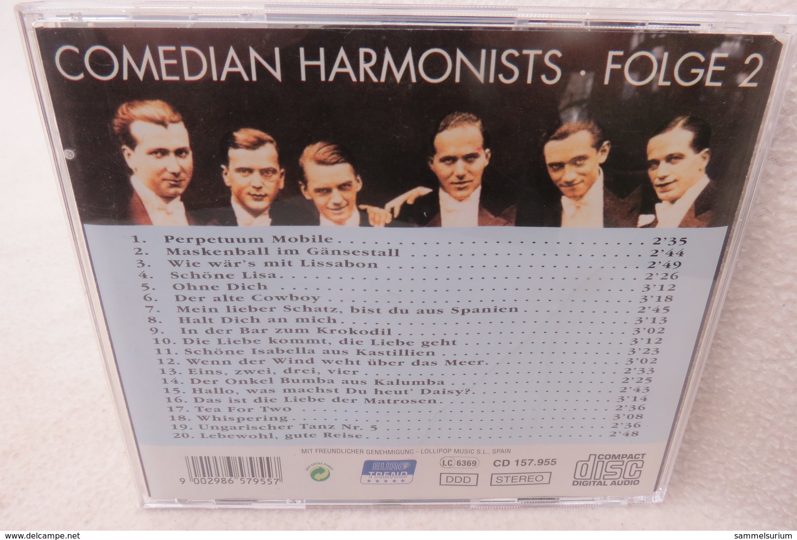 2 CDs "Comedian Harmonists"