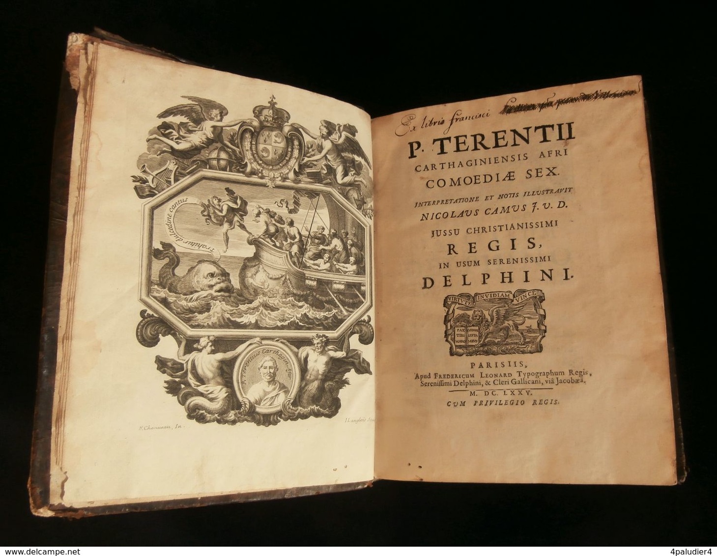 ( Carthage Tunisie ) PUBLII TERENTII CARTHAGINIENSIS AFRI COMOEDIAE SEX ( TERENCE ) 1675 - Tot De 18de Eeuw