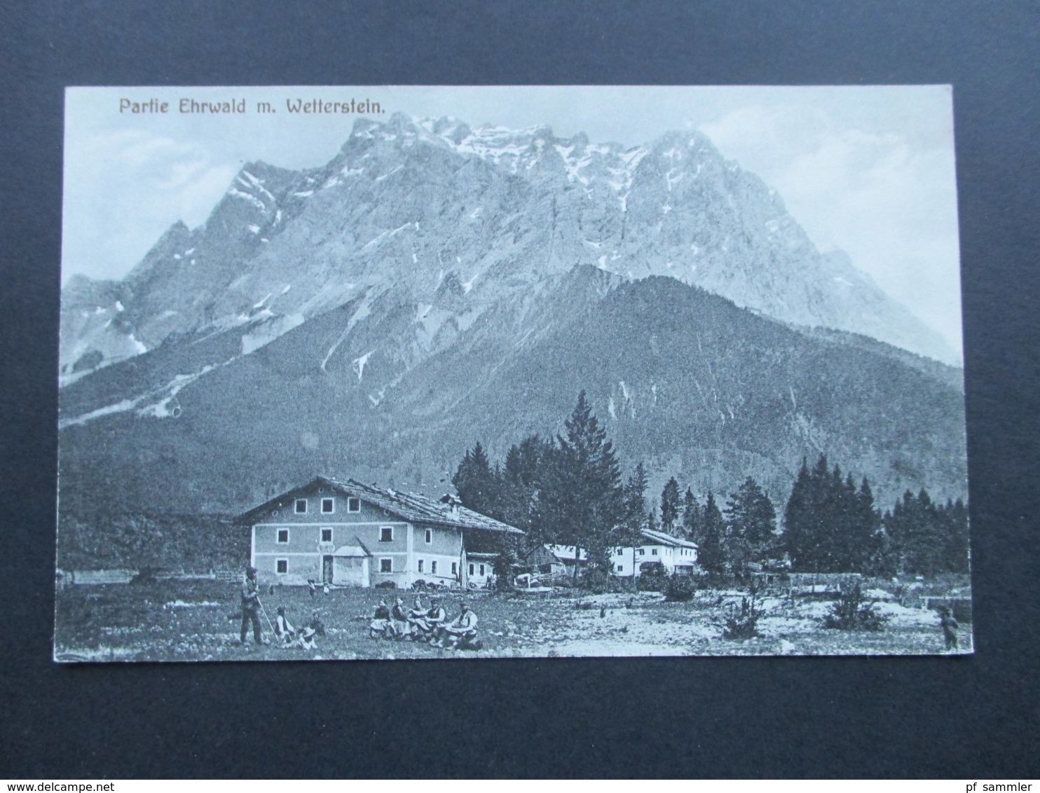 AK Österreich Partie Ehrwald M. Wetterstein. Almhütte / Berghütte. Verlag Alois Sonnweber, Ehrwald 1912 - Ehrwald