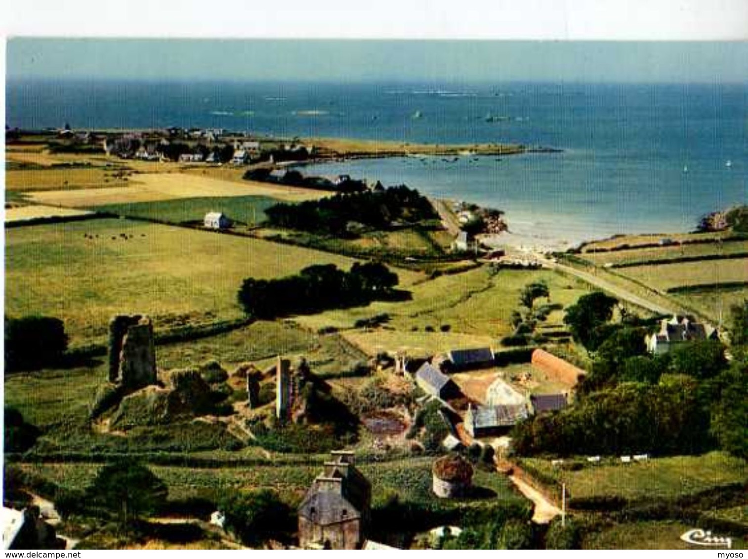 29 KERSAINT Vue Aerienne Vue Sur Tremazan Et Le Chateau - Kersaint-Plabennec