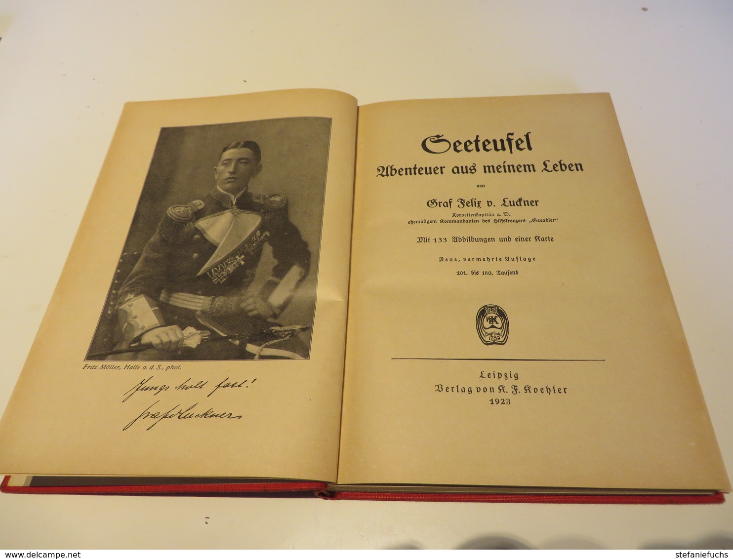 Graf Felix Von Ludner  SEETEUFEL  Abenteuer  Aus  Meinen  Leben - 5. Zeit Der Weltkriege