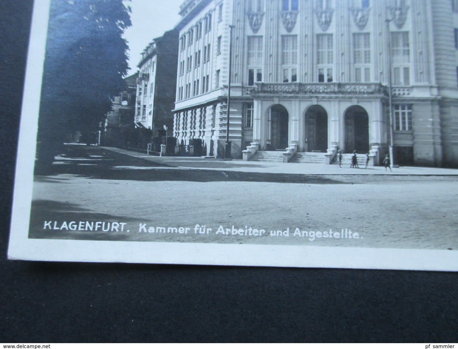 AK / Echtfoto Österreich 1927 Klagenfurt. Kammer Für Arbeiter Und Angestellte. Verlag Franz Schilcher - Andere & Zonder Classificatie