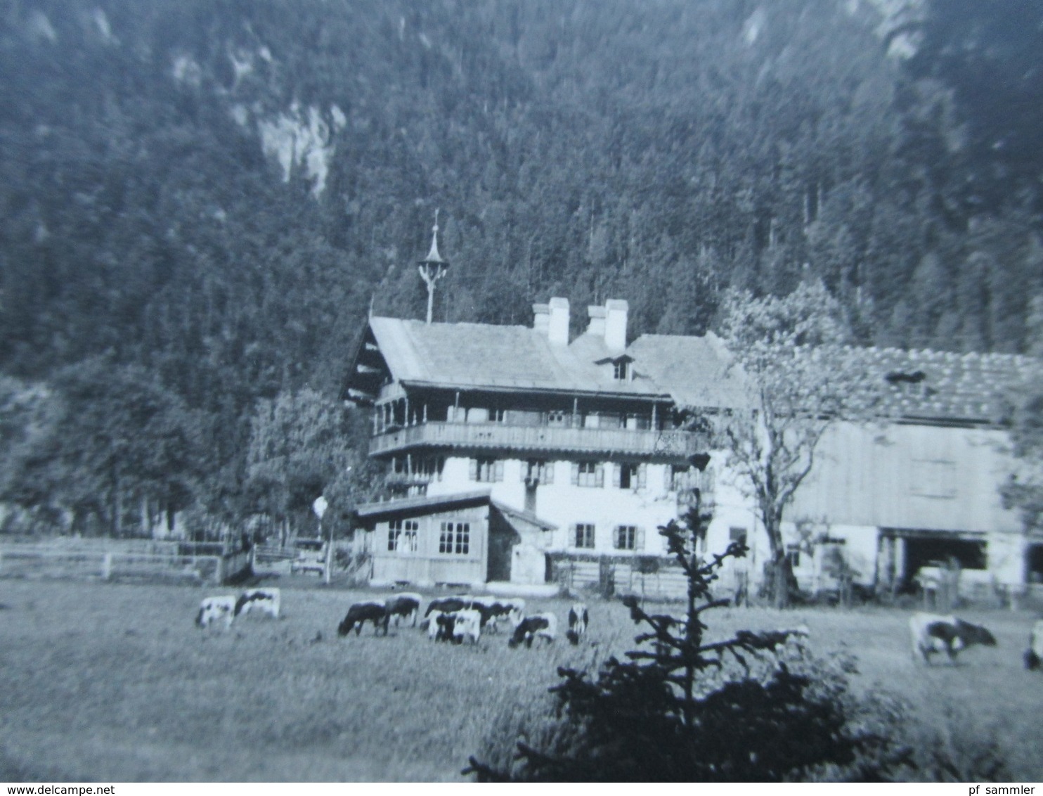 AK / Echtfoto Österreich 1938 Gasthaus Griessenau Bei St. Johann In Tirol. Stempel Des Gasthauses!! - Hotels & Gaststätten