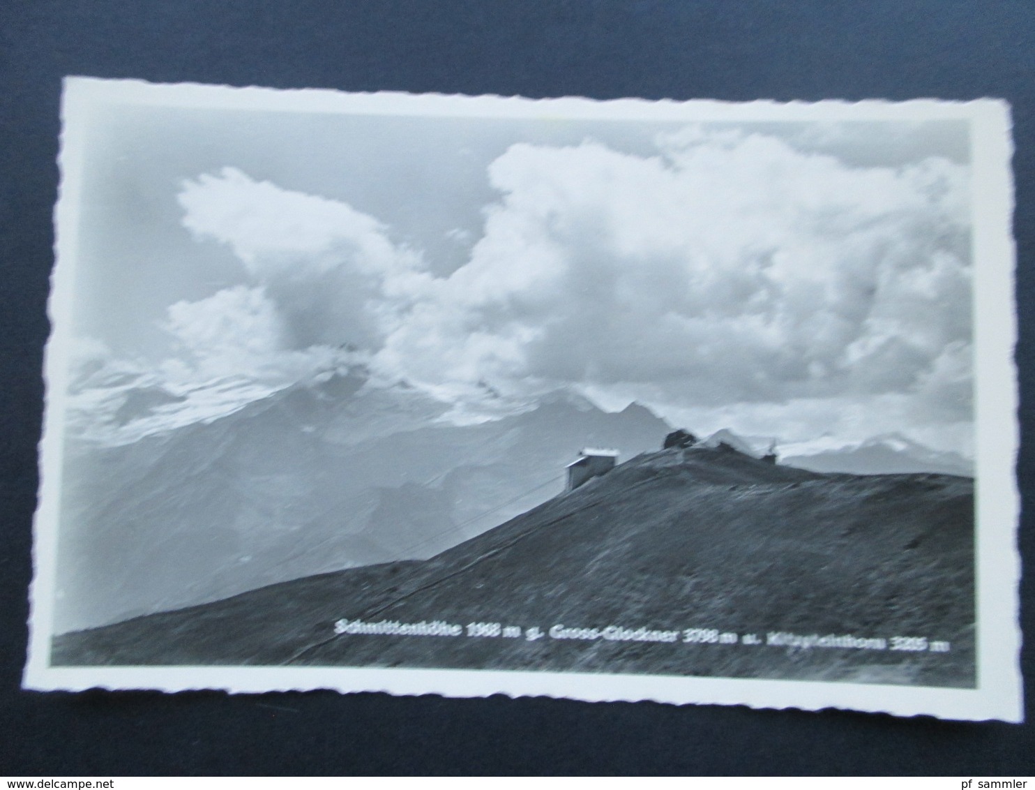 AK / Echtfoto Österreich 1939 Berghotel Schmittenhöhe. 2 Stempel: Schmittenhöhebahn.Gross Glockner - Zell Am See