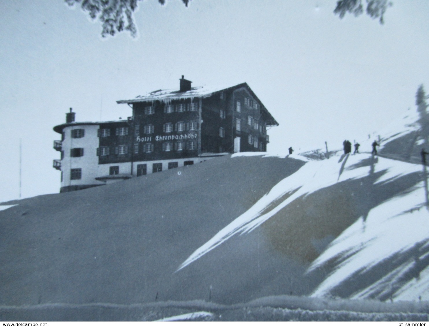 Österreich AK / Echtfoto 1956 Hotel Ehrenbachhöhe (1800m) Kitzbühel. Mit Flugpost Nach Bangka Indonesien! Sonderstempel - Hotels & Restaurants