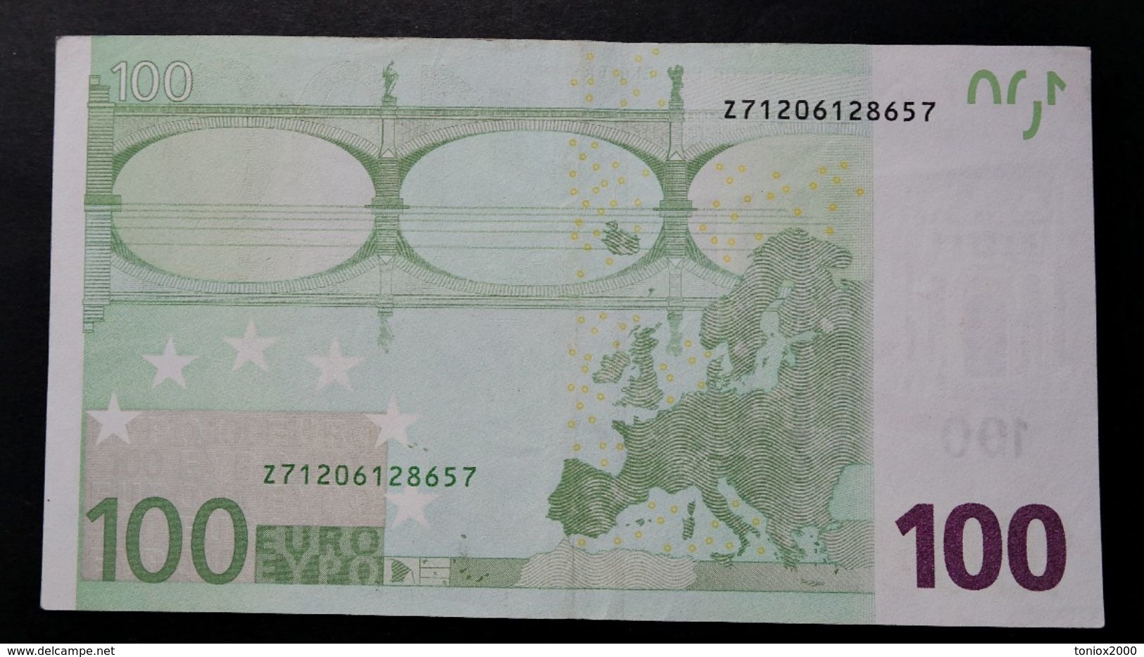 EURO . 100 Euro 2002 Duisenberg T001 Z Belgium XF+ - 100 Euro