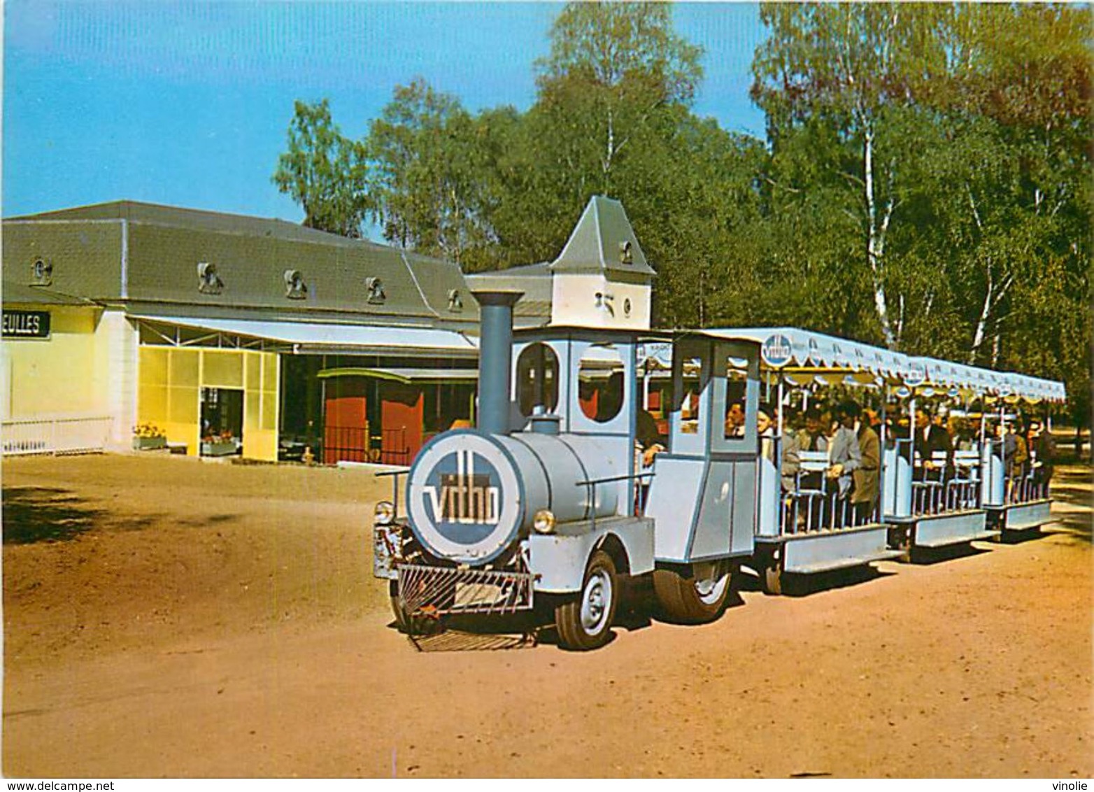 P-18-T-358 : FLEURINES. ERMENONVILLE. MER DE SABLE . PARC JEAN RICHARD. LE PETIT TRAIN. - Autres & Non Classés