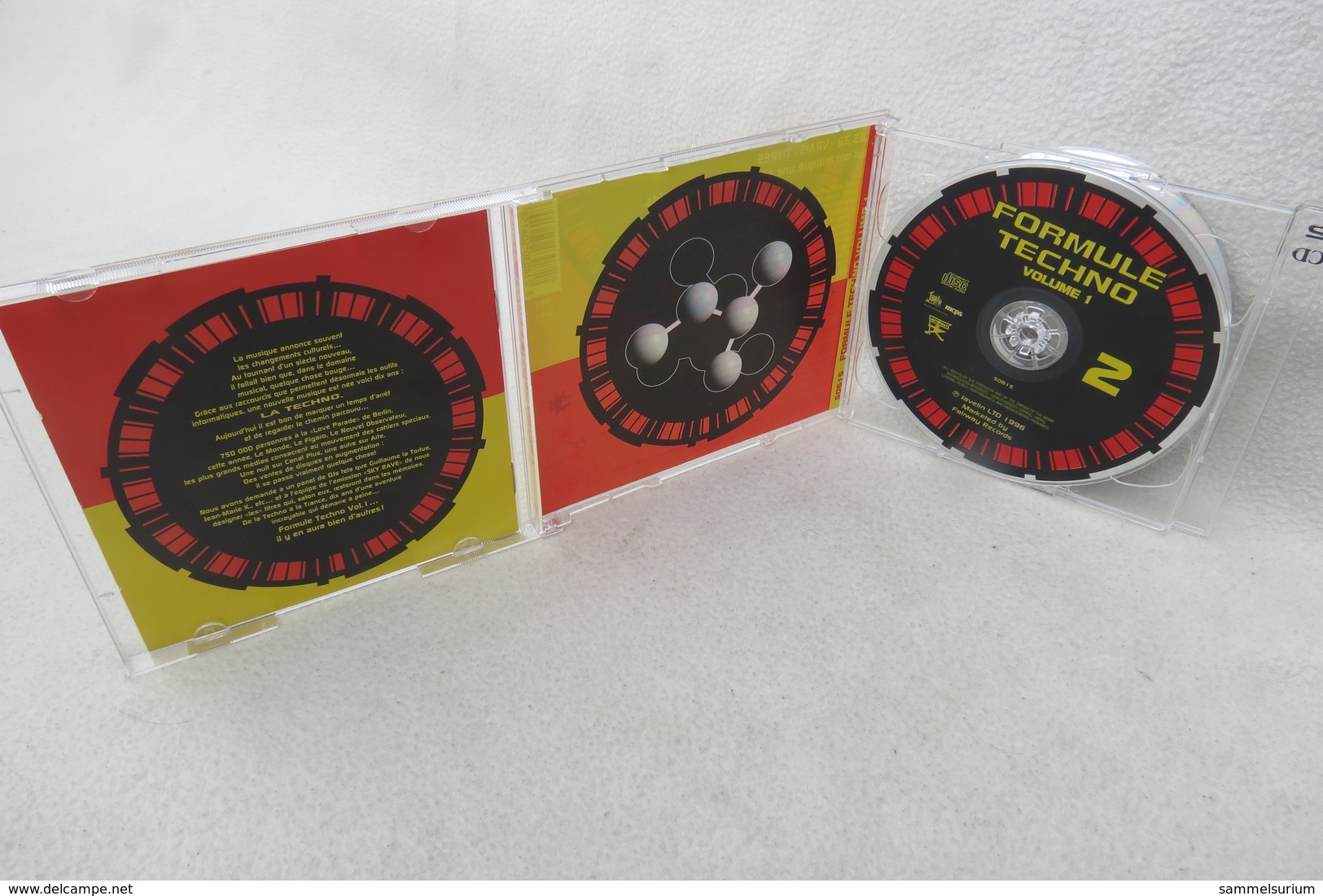 2 CDs "Formule Techno" Vol. 1 - Dance, Techno & House