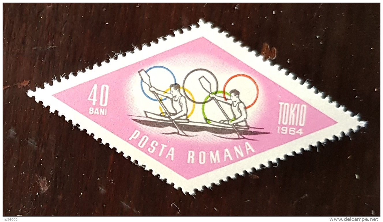 ROUMANIE AVIRON, ROWING, REMO  1 Valeur Jeux Olympiques TOKYO 1964. ** MNH - Rudersport