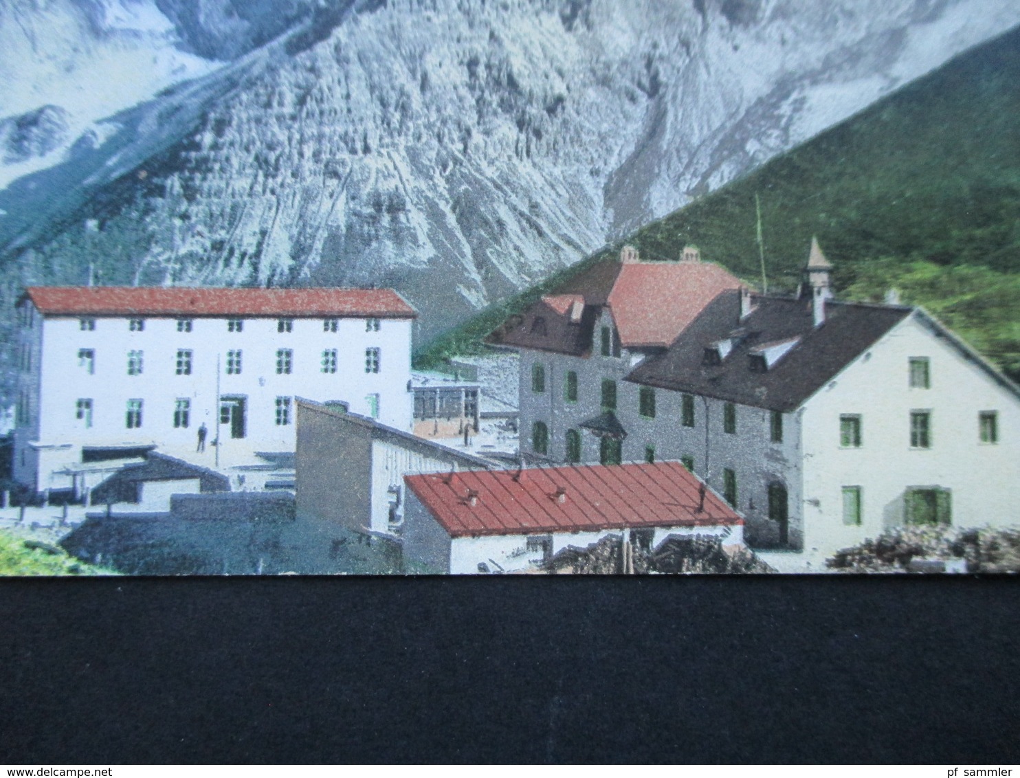 Österreich Um 1910 Post Alpen Hotel Josef Peer. Stifserjoch. Franzenshöhe. (2188m)  Joh. F. Amonn - Hotels & Gaststätten