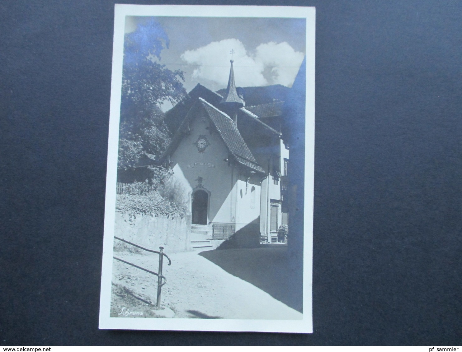 Österreich1925 AK / Echtfoto. Kapelle Maria Hilf. Schruns. Photo Silvrettaverlag Otto Steiner, Schruns - Schruns