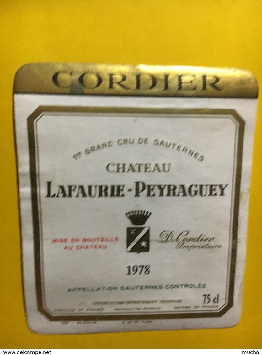 6956 - Château Lafaurie-Peyraguey 1978 Sauternes - Bordeaux