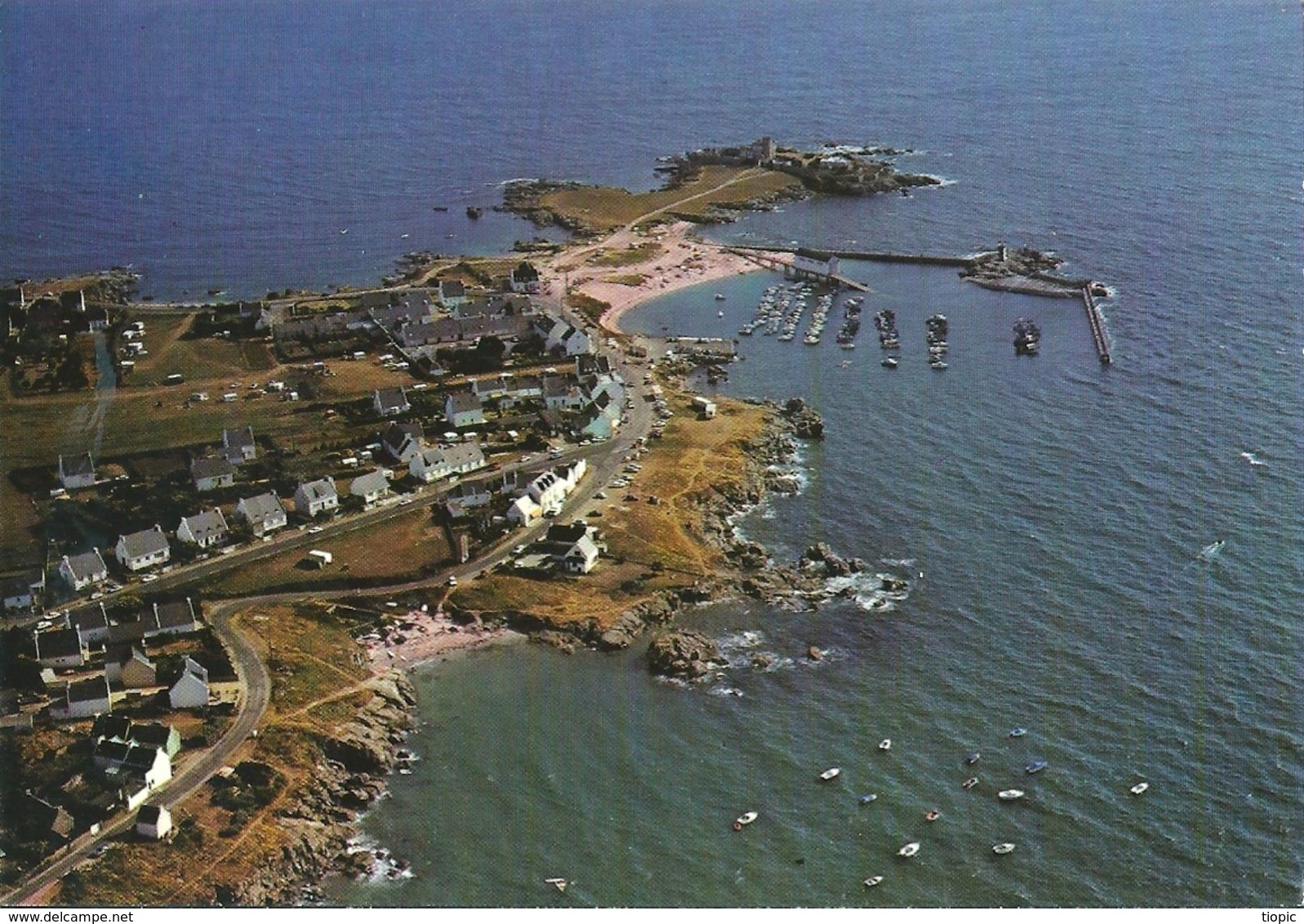 TREGUNC   ( 29 )   La  Pointe  Et   Le  Port  De  Trévignon .      (  CPsm , Couleur  ) - Trégunc