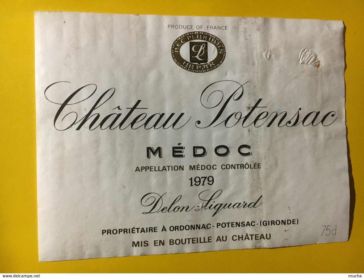 6983 - Château Potensac 1979 Médoc - Bordeaux