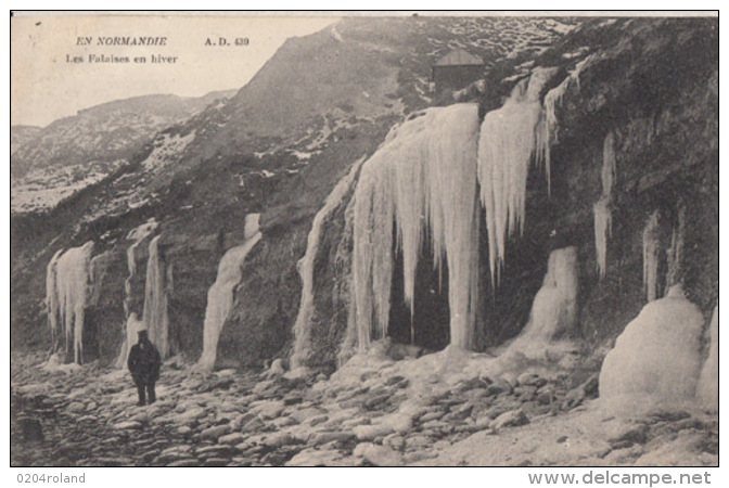 Normandie - Les Falaises En Hiver :  Achat Immédiat - Basse-Normandie