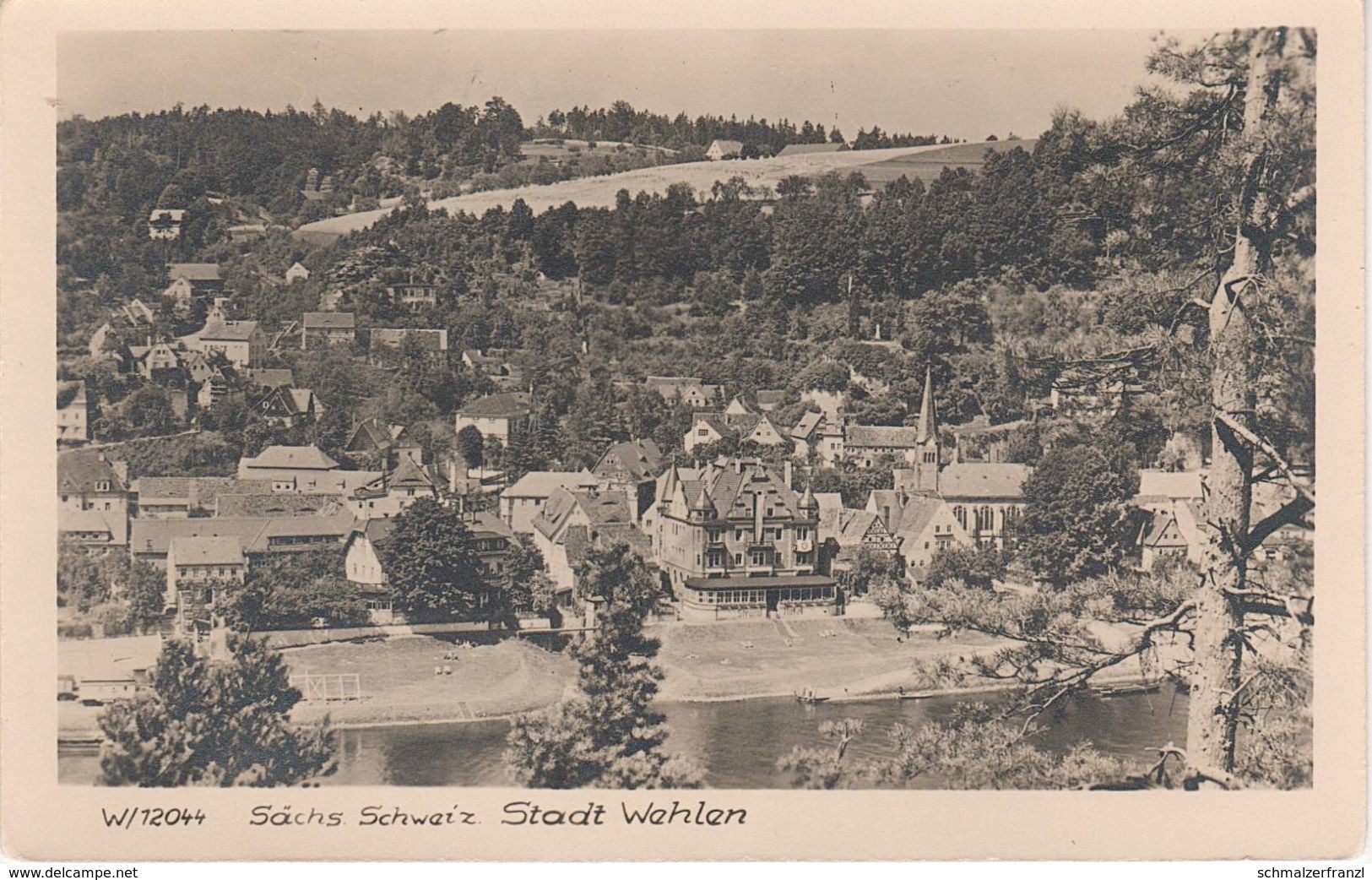 AK Stadt Wehlen Gasthof Cafe A Pötzscha Rathen Uttewalde Obervogelgesang Lohmen Pirna Königstein Sächsische Schweiz - Wehlen