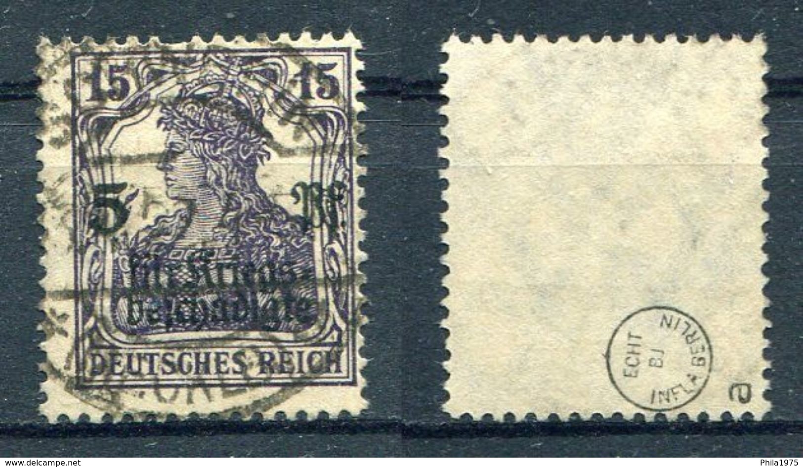 Deutsches Reich Michel-Nr. 106a Vollstempel - Geprüft - Gebraucht