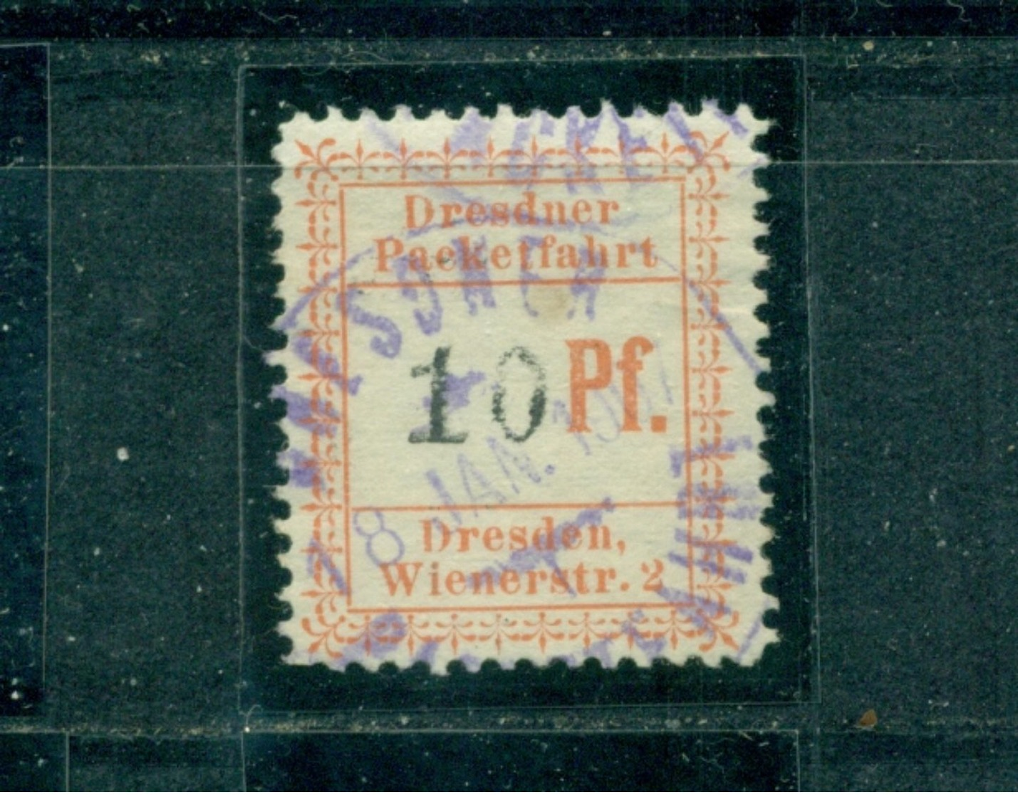Stadtpost Dresden B, Nr 24 Gestempelt - Hamburg