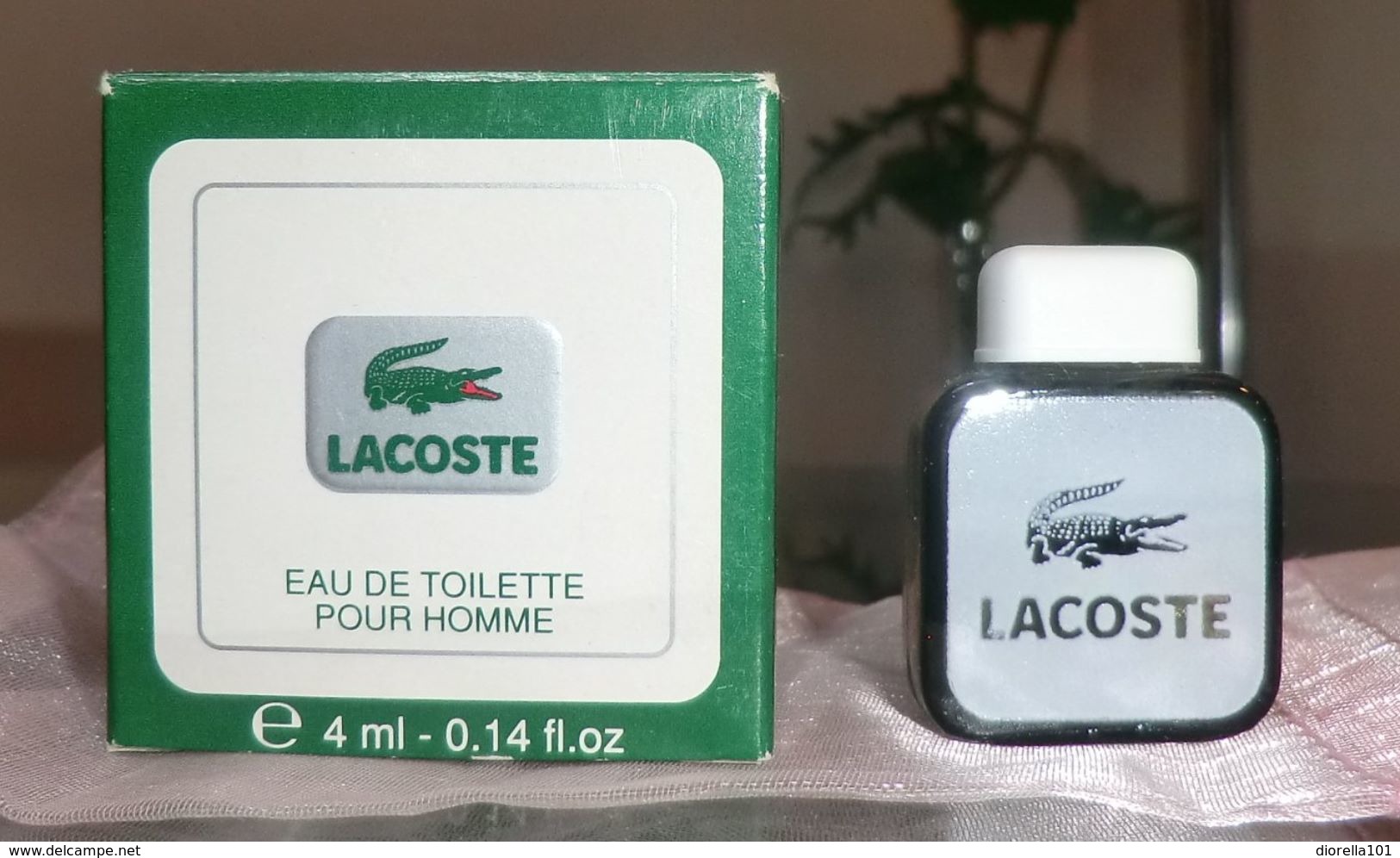 POUR HOMME - EDT 4 ML De LACOSTE - Miniaturen Flesjes Dame (met Doos)