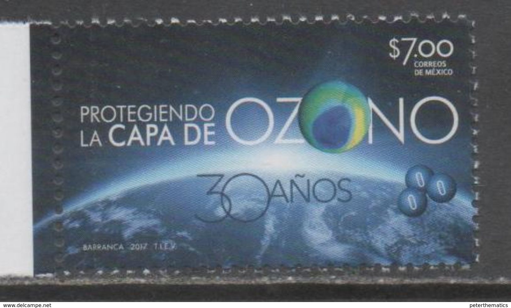 MEXICO, 2017, MNH, ENVIRONMENT PROTECTION, OZONE LAYER, 1v - Environment & Climate Protection