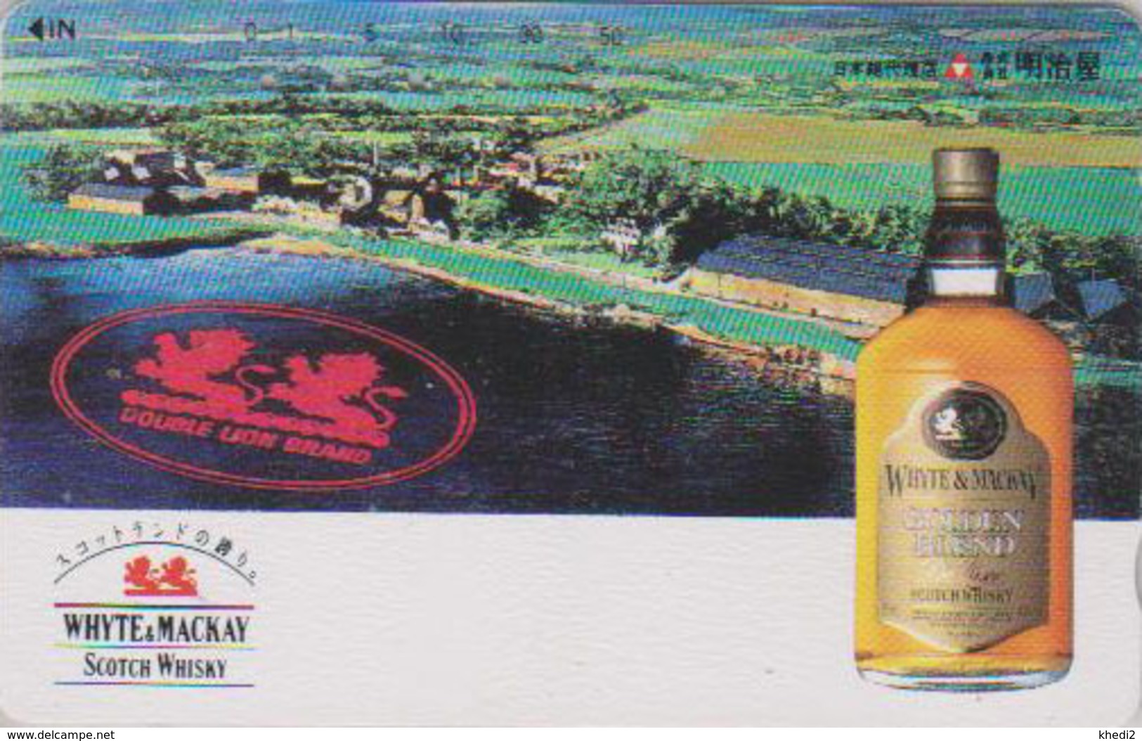 Télécarte JAPON / 110-011 - ALCOOL - WHISKY WHYTE & MACKAY ** SCOTLAND ** - ALCOHOL JAPAN Phonecard - ALKOHOL TK - 961 - Reclame