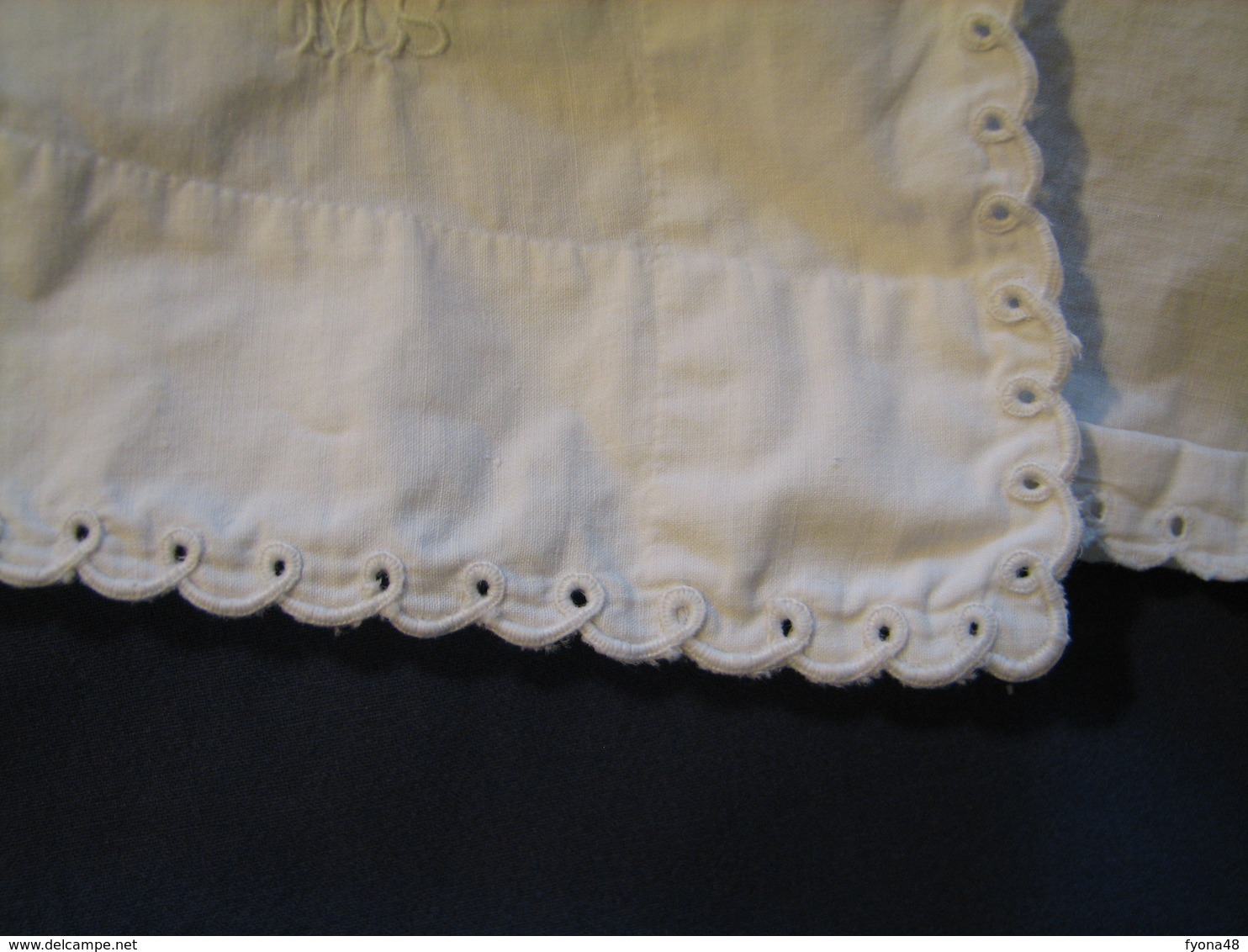 178 - Chemise En Coton, Monogrammée MS - 1900-1940