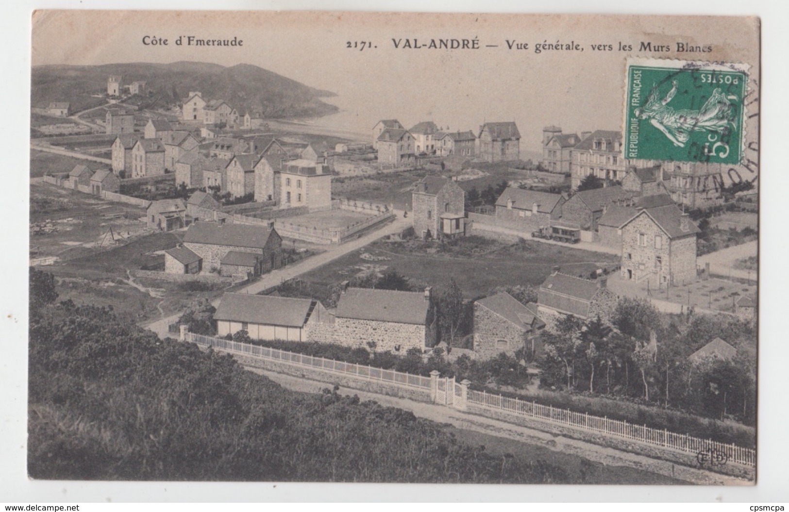 22 - VAL ANDRE / VUE GENERALE VERS LES MURS BLANCS - Autres & Non Classés