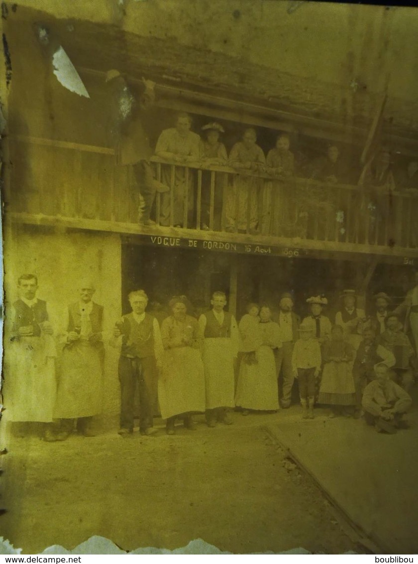 Ancienne Photo Vogue De Cordon 1896 - Hte-Savoie - Sallanches - Combloux - Megève - Lieux