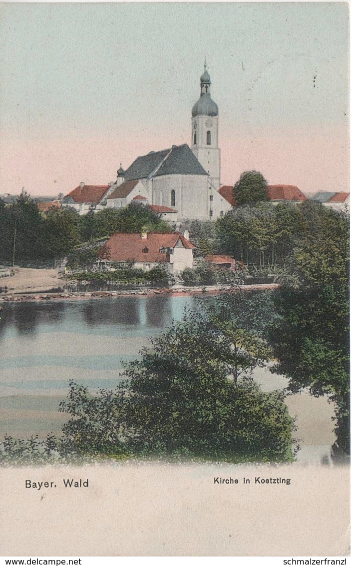 AK Bad Kötzting Kirche Bayerischer Oberpfälzer Wald Oberpfalz A Cham Blaibach Miltach Furth Neukirchen Arrach Arnbruck - Furth