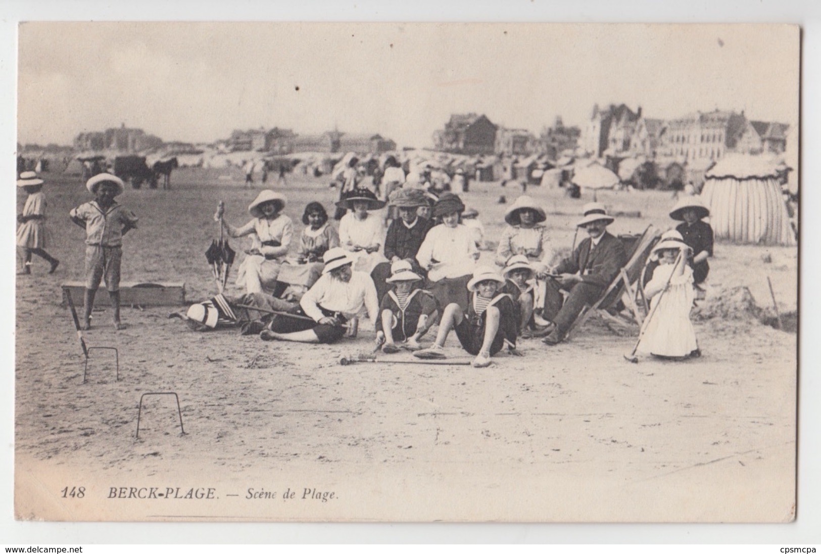 62 - BERCK PLAGE / SCENE DE PLAGE - Berck