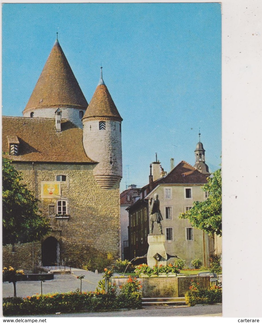 BULLE,suisse,canton De Fribourg,district De La Gruyère,FONTAINE,CHATEAU - Fribourg